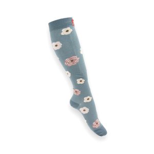 Footprint Painkillers Graphic Skate Socks - Daisy Breeze