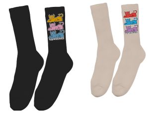 Toy Machine Skateboards "Triple Cat" Socks - 1 Pair