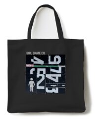 Girl Skateboards Splinter Puzzle Tote Bag