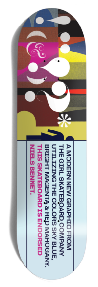 Girl Skateboards Niels Bennett "Follies" Deck 8.5"