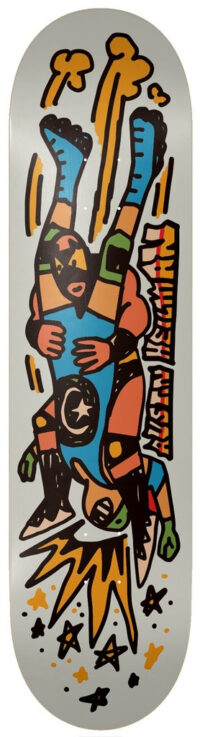 Toy Machine Skateboards Austin Heilman "Wrestlers" 8.25" Deck