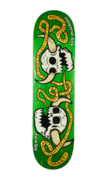 Toy Machine Skateboards Geoff Rowley "Rowley Skulls" Deck 8.25"